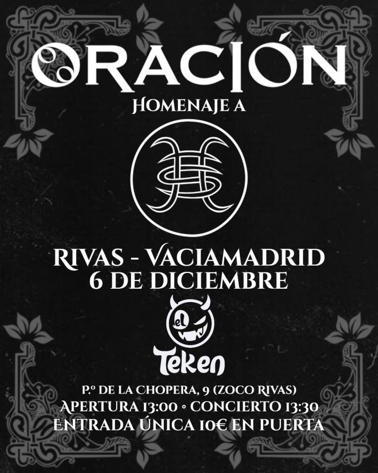 Cartel concierto rivas vaciamadrid 6 de diciembre de 2025